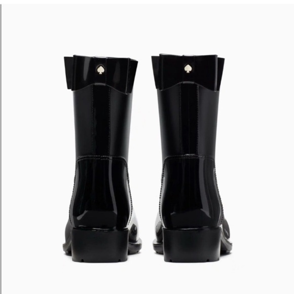 kate spade Rain-Bow Booties. Rain Boots, Like New, in box - Picture 4 of 12
